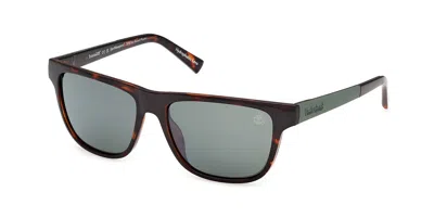 Timberland Tb00069 Polarized 52r Occhiali Da Sole Tartarugatishell Per Uomo In Brown