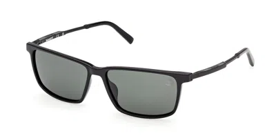 Timberland Tb00071 Polarized 01r Men's Sunglasses Black Size 57