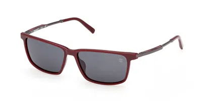 Timberland Tb00071 Polarized 66d Occhiali Da Sole Rossi Per Uomo