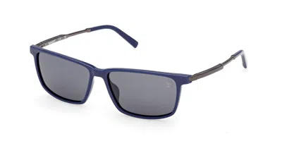 Timberland Tb00071 Polarized 90d Occhiali Da Sole Blu Per Uomo