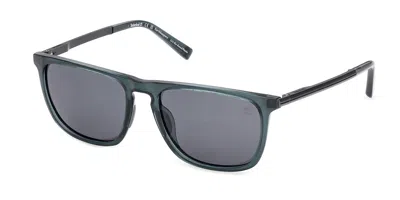 Timberland Tb00088 Polarized 90d Men's Sunglasses Blue Size 57 In Gray