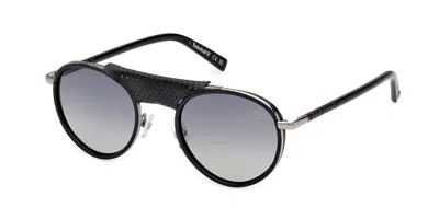 Timberland Tb00090 Polarized 01d Men's Sunglasses Black Size 51 In Multi