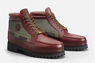 Pre-owned Timberland Tb0a6dnhedp1 Beams  Authentic 7eye Classic Lug Dark Brown (men's)