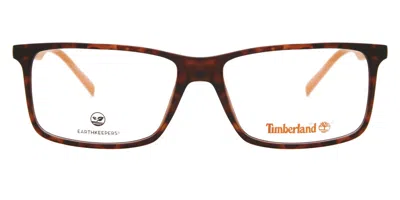 Timberland Tb1650 052 Occhiali Da Vista Tartarugatishell Per Uomo (solo Montatura) In Brown
