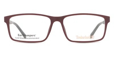 Timberland Tb1705 068 Occhiali Da Vista Rossi Per Uomo (solo Montatura) In Red