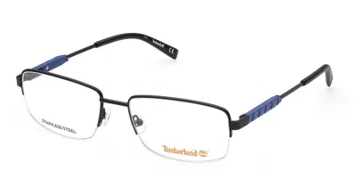 Timberland Tb1707 002 Occhiali Da Vista Neri Per Uomo (solo Montatura) In Black