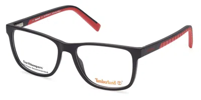 Timberland Tb1712 002 Occhiali Da Vista Neri Per Uomo (solo Montatura) In Black