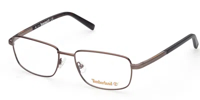 Timberland Tb1726 048 Men's Glasses Brown Size 56 - Free Lenses - Blue Light Block Available In Dark Shiny Brown