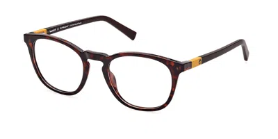 Timberland Tb1766 With Clip-on Men's Glasses, Tortoiseshell, Size 51 In Brown