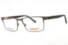 Timberland Tb1795 Metal Rectangular Eyeglasses In Gray