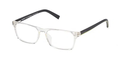 Timberland Tb1816-h 026 Men's Glasses Clear Size 57 - Free Lenses - Blue Light Block Available In Metallic