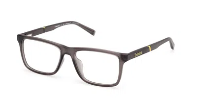 Timberland Tb1840-h 020 Men's Glasses Grey Size 53 - Free Lenses - Blue Light Block Available In Opaque Dark Grey