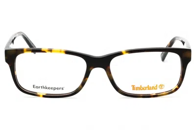 Timberland Tb1847 Eyeglasses In Blonde Havana/clear Demo Lens