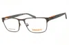 Timberland Tb50002 Metal Rectangular Frame Eyeglasses In Gray