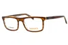 Timberland Tb50023 Rectangular Acetate Eyeglasses In Brown