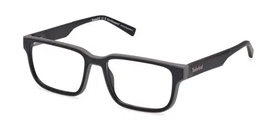 Timberland Tb50025 002 Men's Glasses Black Size 56 - Free Lenses - Blue Light Block Available In Matte Black On Grey