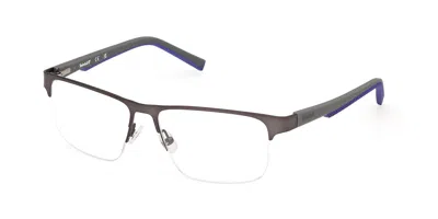 Timberland Tb50030 Men's Glasses, Silver, Size 55 In Gray