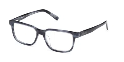 Timberland Tb50031-h 090 Men's Glasses Blue Size 55 - Free Lenses - Blue Light Block Available In Blue Horn