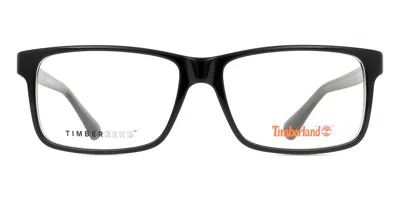 Timberland Tb50035 001 Occhiali Da Vista Neri Per Uomo (solo Montatura) In Black
