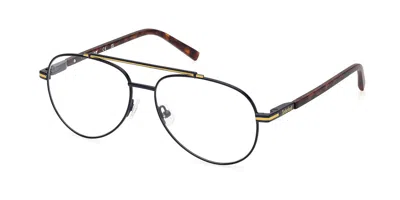 Timberland Tb50050 091 Men's Glasses Blue Size 57 - Free Lenses - Blue Light Block Available In Matte Dark Blue Yellow Laminate
