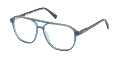 Timberland Tb50067 091 Occhiali Da Vista Blu Per Uomo (solo Montatura)