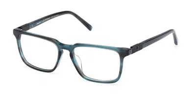 Timberland Tb50072-h 092 Occhiali Da Vista Blu Per Uomo (solo Montatura)