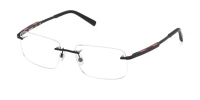 Timberland Tb50075 002 Occhiali Da Vista Neri Per Uomo (solo Montatura) In Black