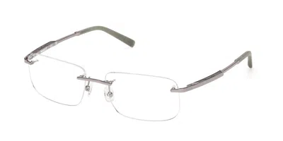Timberland Tb50075 010 Occhiali Da Vista Argentati Per Uomo (solo Montatura)