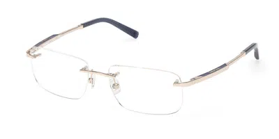 Timberland Tb50075 032 Men's Glasses Gold Size 55 - Free Lenses - Blue Light Block Available In Shiny Pale Gold