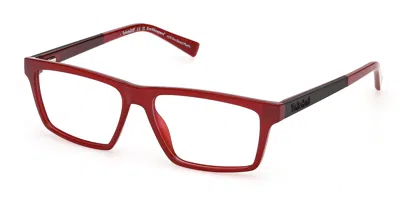 Timberland Tb50091 066 Men's Glasses Red Size 54 - Free Lenses - Blue Light Block Available