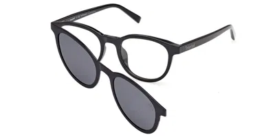 Timberland Tb50100-h With Clip-on 001 Men's Glasses Black Size 50 - Free Lenses - Blue Light Block Available