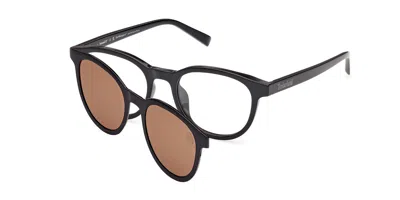 Timberland Tb50100-h With Clip-on 005 Men's Glasses Black Size 50 - Free Lenses - Blue Light Block Available
