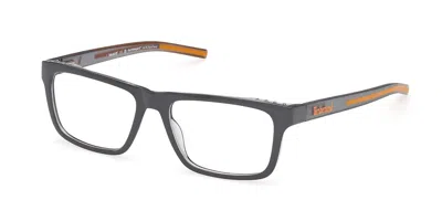 Timberland Tb50106 020 Men's Glasses Grey Size 53 - Free Lenses - Blue Light Block Available In Shiny Grey On Clear