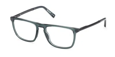 Timberland Tb50110 092 Men's Glasses Blue Size 54 - Free Lenses - Blue Light Block Available In Shiny Dark Blue Green