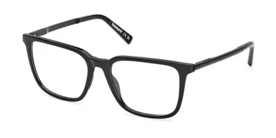 Timberland Tb50111 001 Men's Glasses Black Size 54 - Free Lenses - Blue Light Block Available In Shiny Black