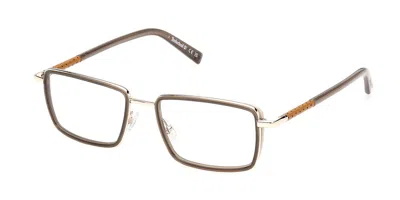 Timberland Tb50115 096 Men's Glasses Green Size 55 - Free Lenses - Blue Light Block Available In Shiny Dark Green,gold