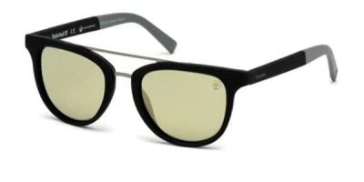 Timberland Tb9130 Polarized 02r Men's Sunglasses Black Size 52