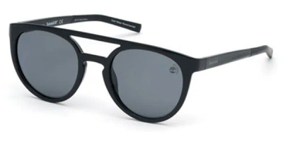 Timberland Tb9163 Polarized 01d Men's Sunglasses Black Size 53