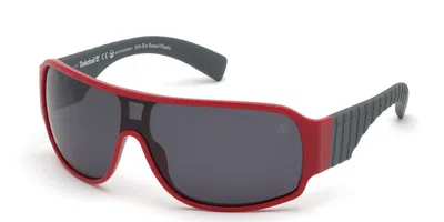 Timberland Tb9216 Polarized 67d Occhiali Da Sole Rossi Per Uomo In Red