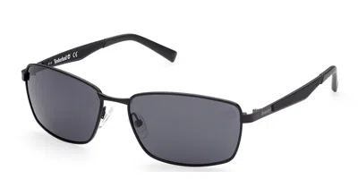 Timberland Tb9233 Polarized 02d Men's Sunglasses Black Size 60