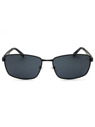 Timberland Tb9233 Sunglasses In Matte Black / Smoke Polarized