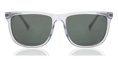 Timberland Tb9234 Polarized 27r Men's Sunglasses Clear Size 58 In Green