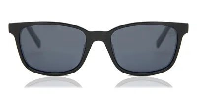 Timberland Tb9243 Polarized 01d Men's Sunglasses Black Size 56