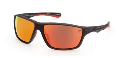 Timberland Tb9246 Polarized 02d Men's Sunglasses Black Size 63 In Matte Black