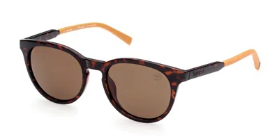Timberland Tb9256 Polarized 52h Men's Sunglasses Tortoiseshell Size 52 In Brown