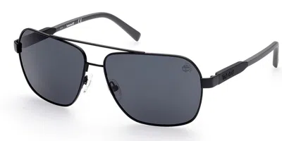 Timberland Tb9257 Polarized 02d Men's Sunglasses Black Size 63