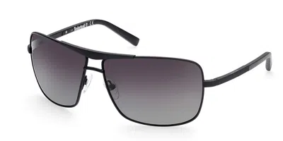 Timberland Tb9258 Polarized 02d Men's Sunglasses Black Size 64 In Matte Black