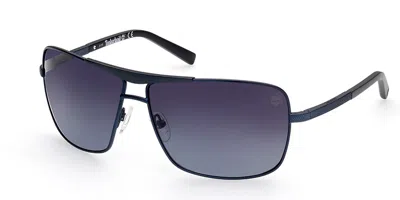 Timberland Tb9258 Polarized 91d Men's Sunglasses Blue Size 64