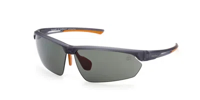Timberland Tb9264 Polarized 20r Occhiali Da Sole Grigi Per Uomo In Gray