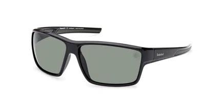 Timberland Tb9277 Polarized 01r Men's Sunglasses Black Size 65
